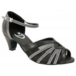 Rotate UK high quality dance shoes at affordable prices. Maisy ladies black dance shoe 2" heel