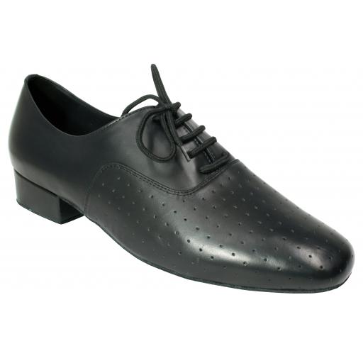 NEW YORK mens dance shoe  black leather