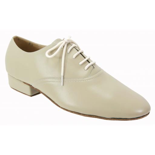 SAN DIEGO mens dance shoe soft beige leather