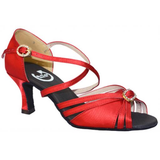 AMANDA - RED  2.5" Heel _ HALF PRICE !