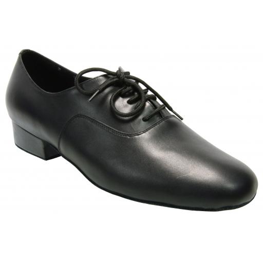 MADRID WIDE FIT mens dance shoe black leather