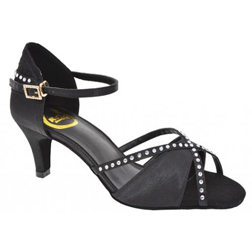 ALICE Ladies dance  shoes  Black 2.25" or 3" heel