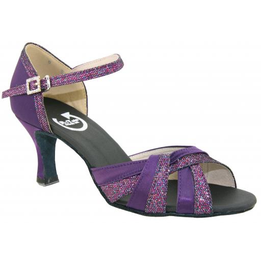 CORRINE purple  ladies dance shoe 2.5" or 3" heels